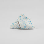 Blue Floral Fabric Hair Claw Clip – hair accessories (view 1)