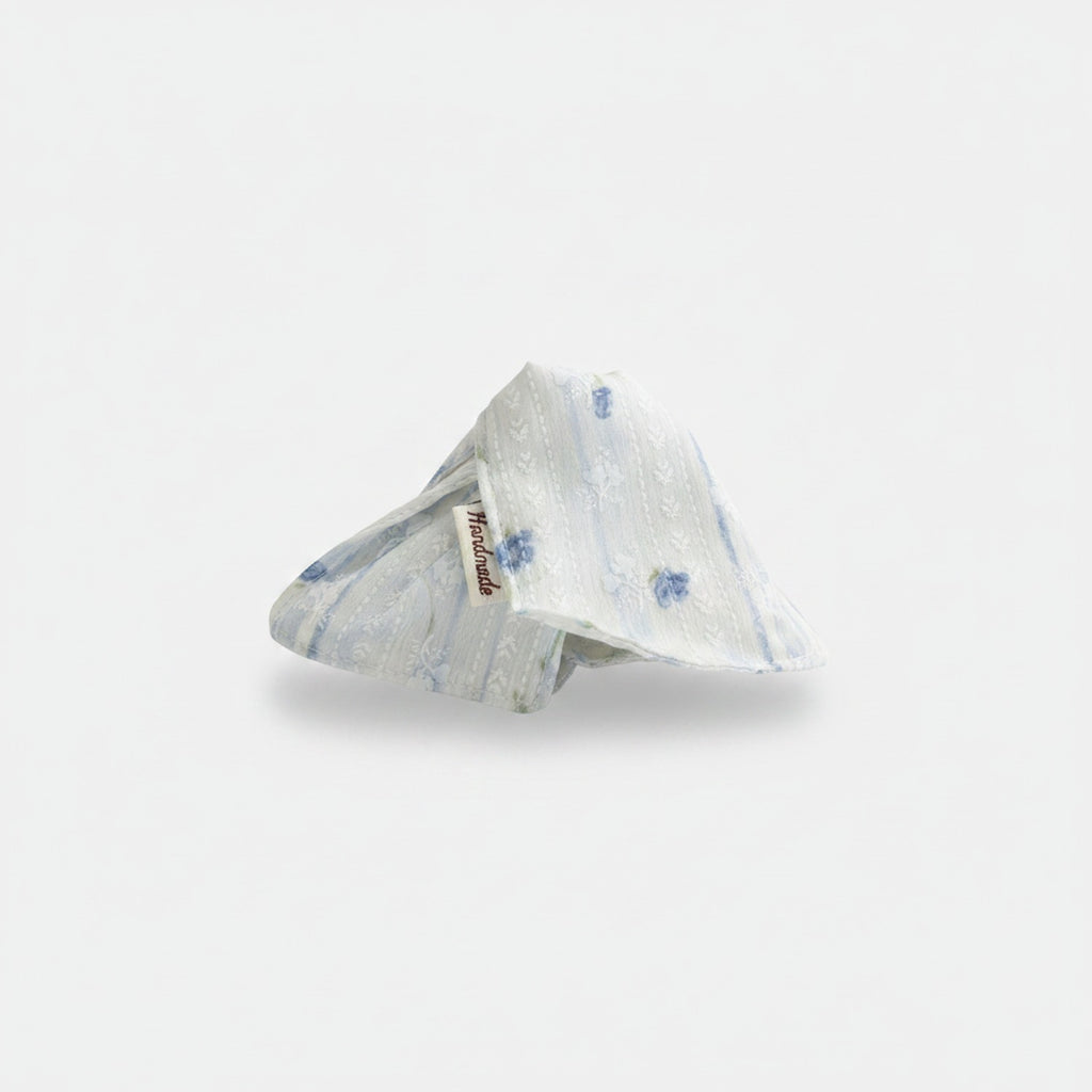 Blue Floral Lace Hair Claw Clip – hair accessories (view 1)
