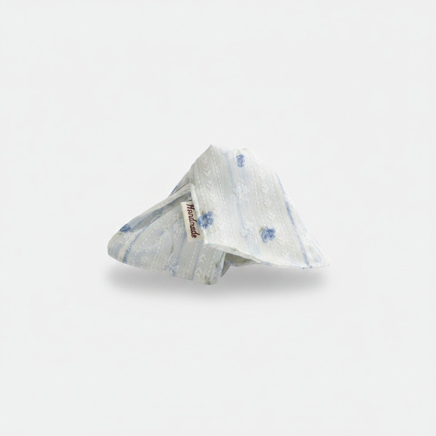 Blue Floral Lace Hair Claw Clip