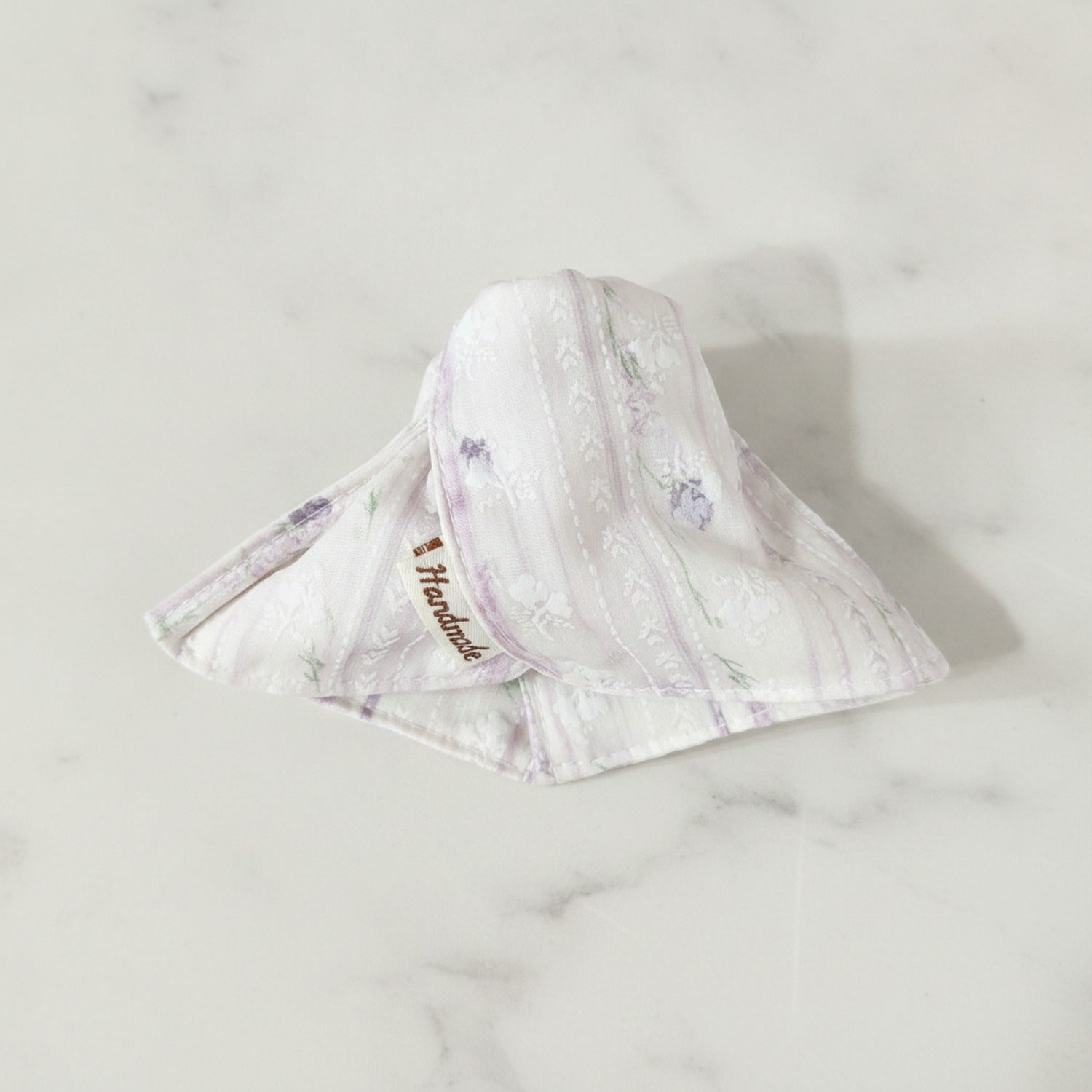 Lavender Floral Mesh Hair Claw Clip