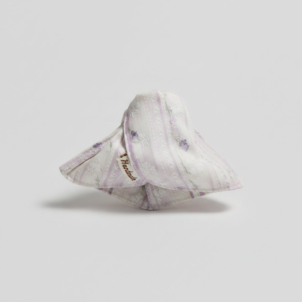 Lavender Floral Mesh Hair Claw Clip – hair accessories (view 1)