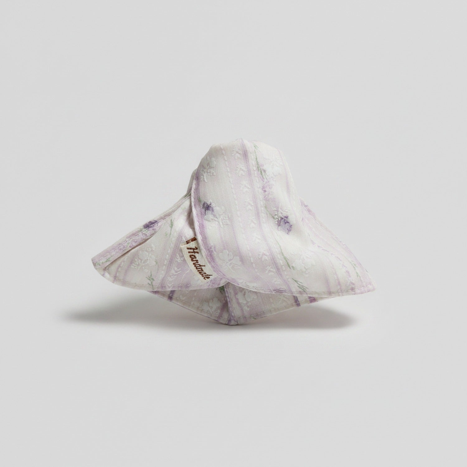 Lavender Floral Mesh Hair Claw Clip