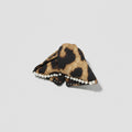 Pearl-Beaded Leopard Print Butterfly Hair Claw – hair accessories (view 1)