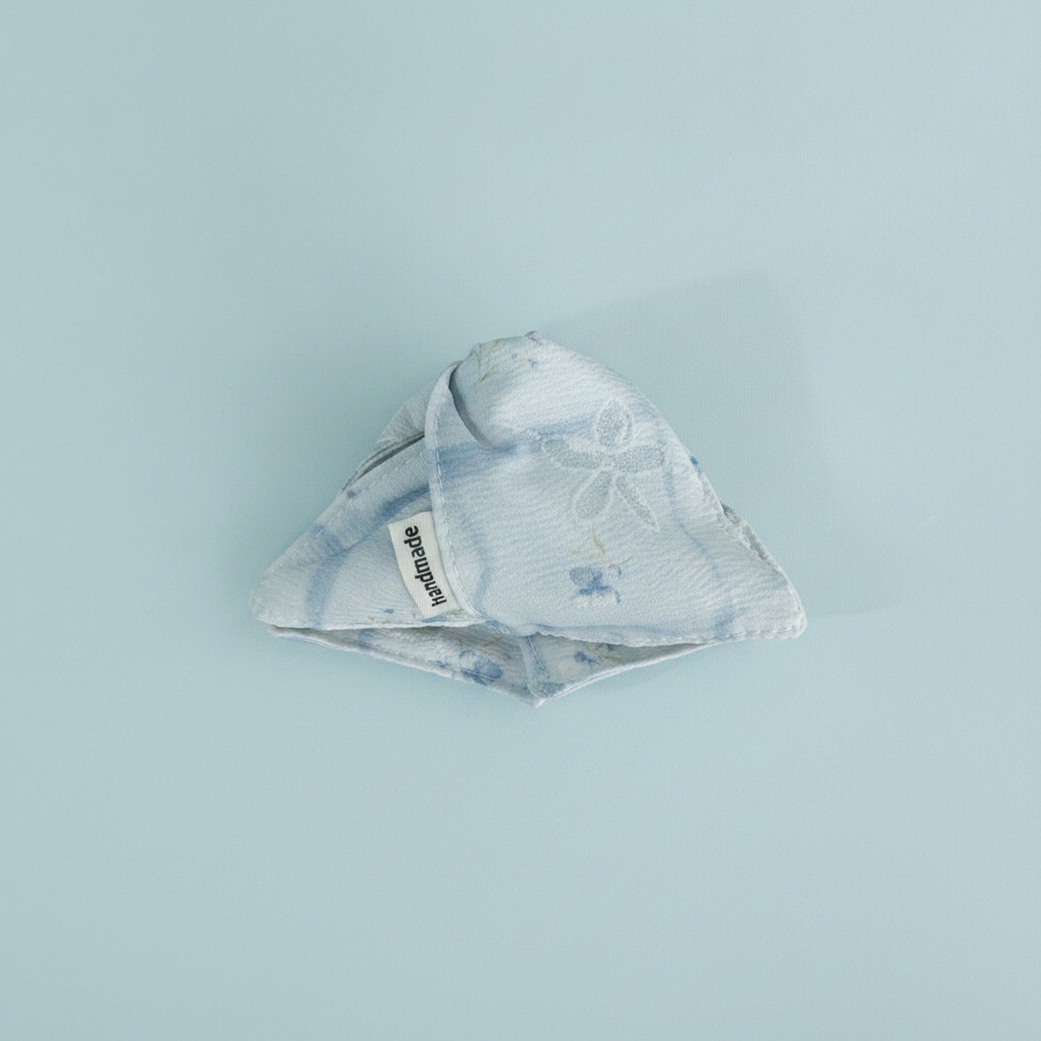 Floral Blue Marble Hair Claw Clip