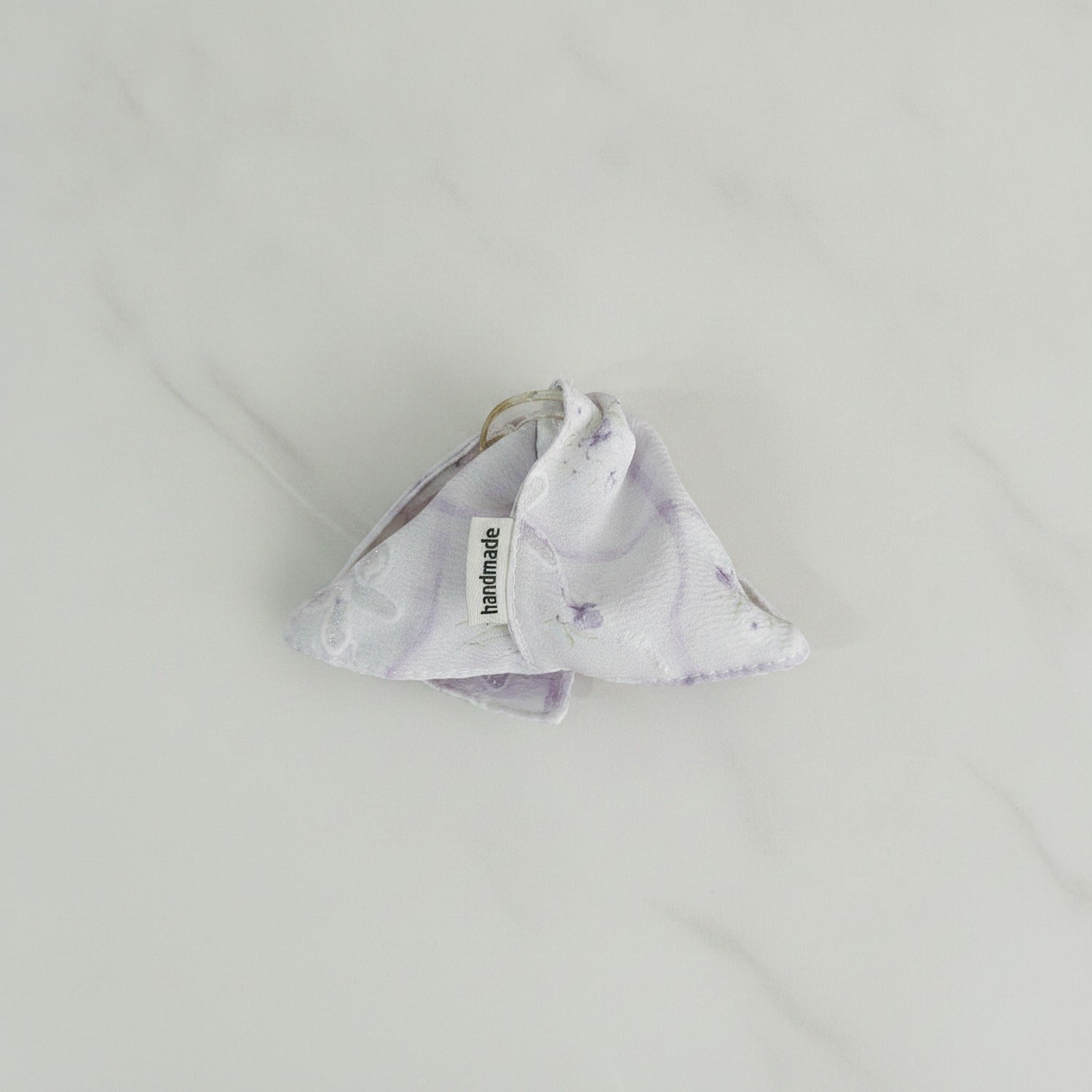 Lavender Floral Textured Hair Claw Clip