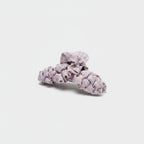 Lavender Ruched Fabric Hair Claw Clip – hair accessories (view 1)