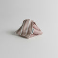 Striped Fabric Hair Claw Clip Pink – hair accessories (view 1)