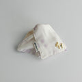 Lavender Textured Hair Claw With Gold Charm – hair accessories (view 1)