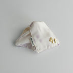 Lavender Textured Hair Claw With Gold Charm – hair accessories (view 1)