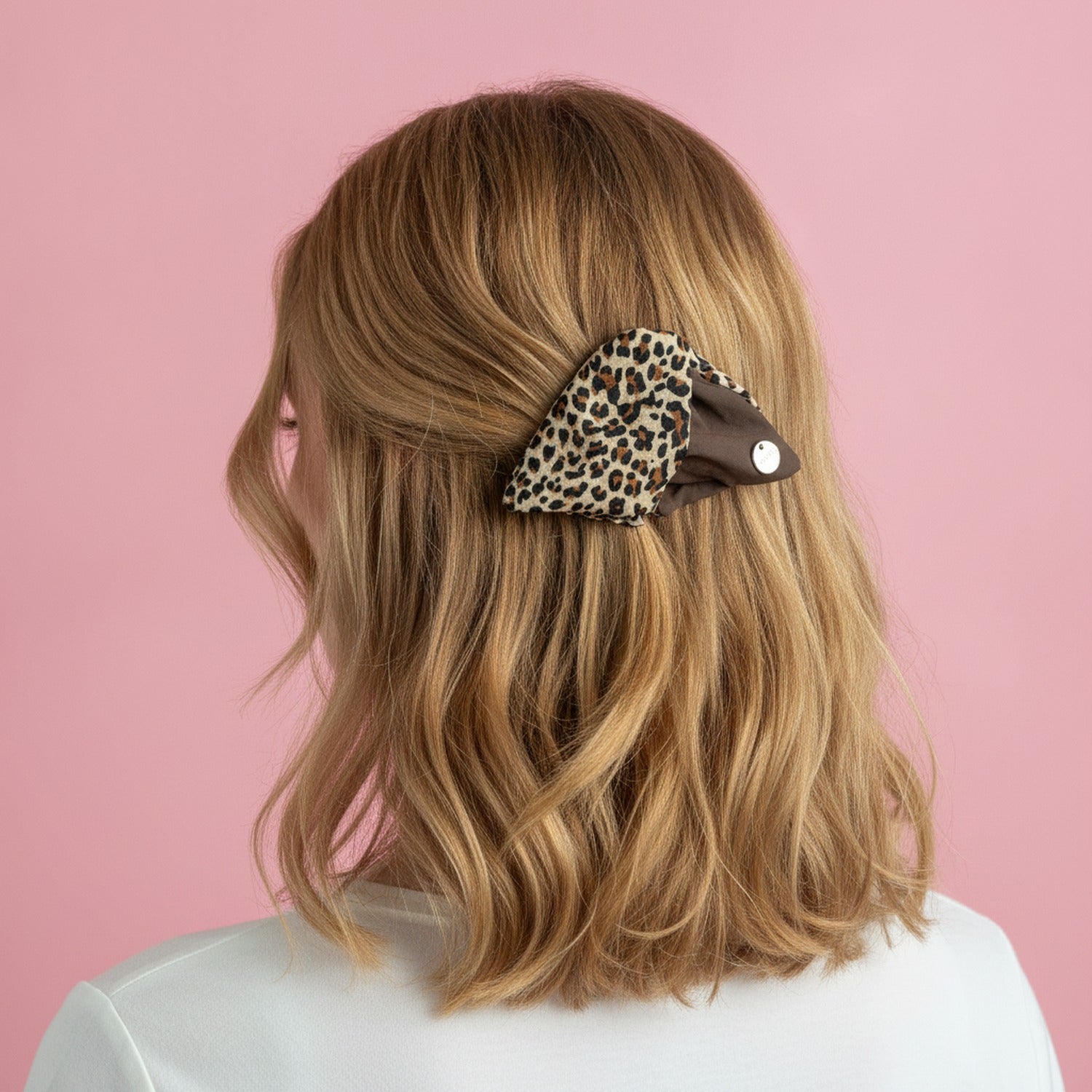 Leopard Print Hair Claw Clip
