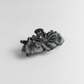 Plaid Hair Claw With Black Bow – hair accessories (view 1)