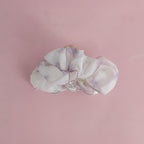Lavender Floral Pearl Hair Claw Clip – hair accessories (view 2)