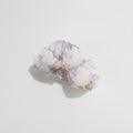 Lavender Floral Pearl Hair Claw Clip – hair accessories (view 1)