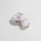 Lavender Floral Pearl Hair Claw Clip – hair accessories (view 1)