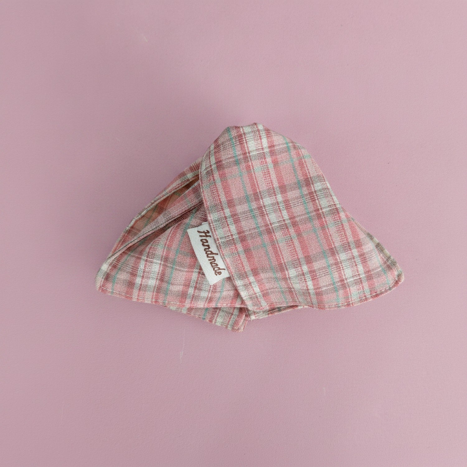 Plaid Hair Claw Clip Pink Green