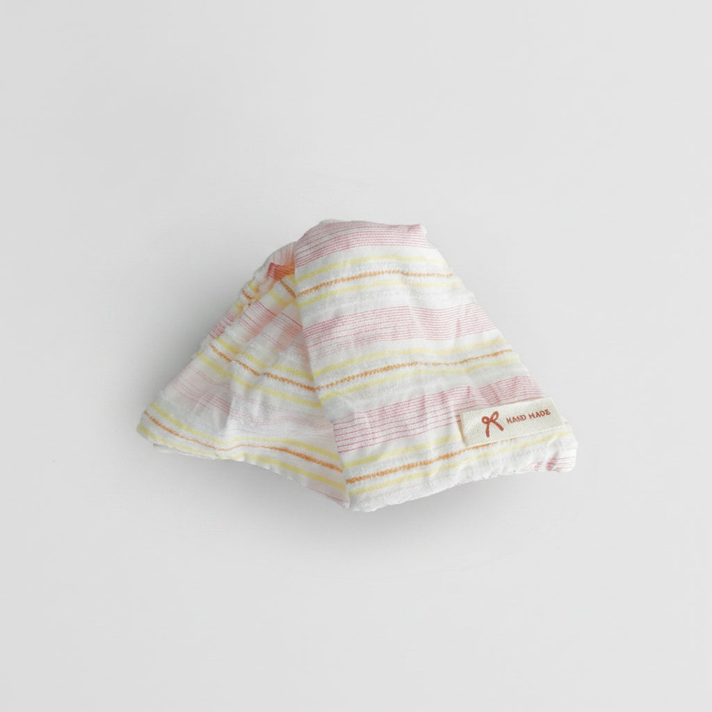 Striped Pastel Hair Claw Clip With Bow – hair accessories (view 1)