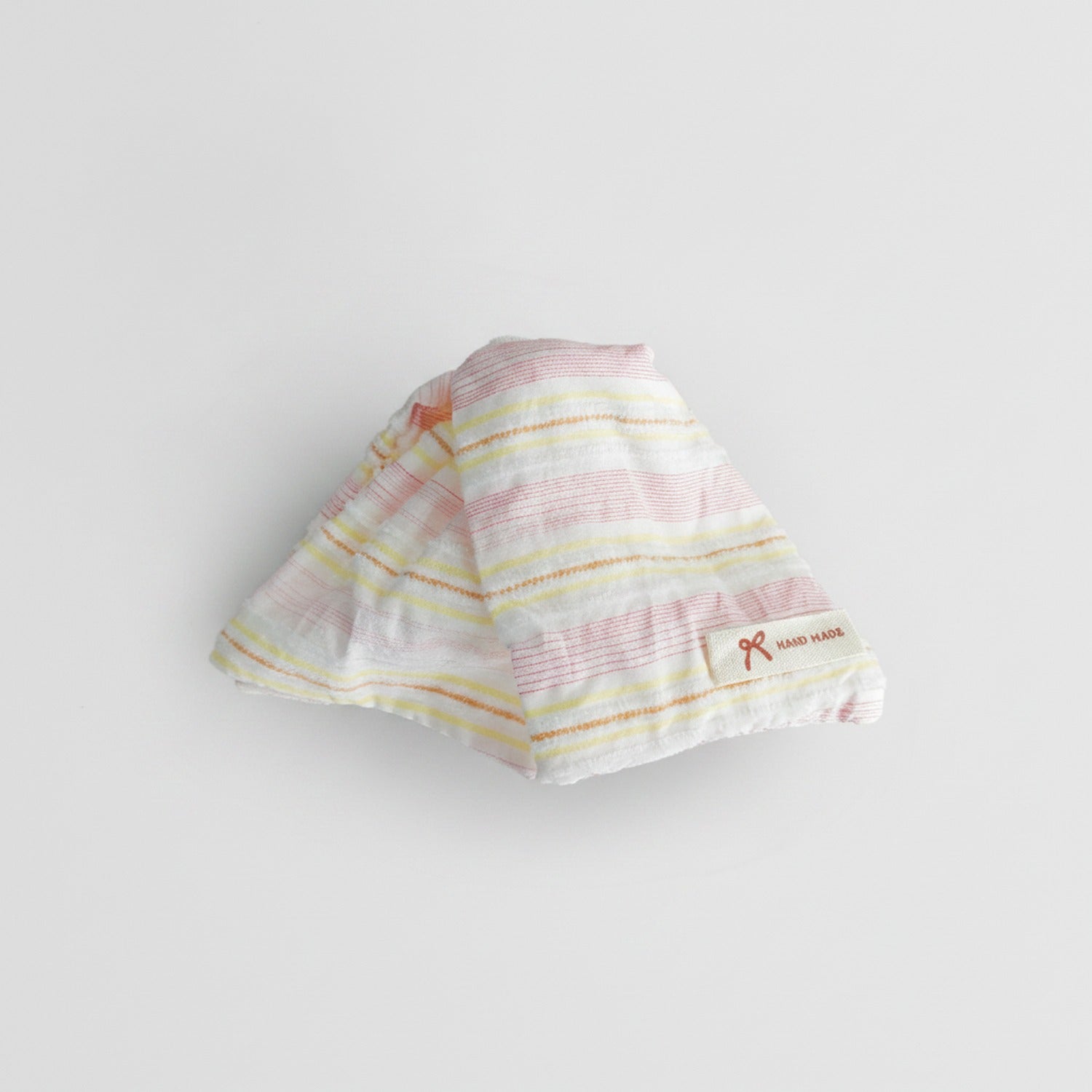 Striped Pastel Hair Claw Clip With Bow
