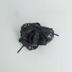 Black Lace Hair Claw With Ribbon Bow – hair accessories (view 1)