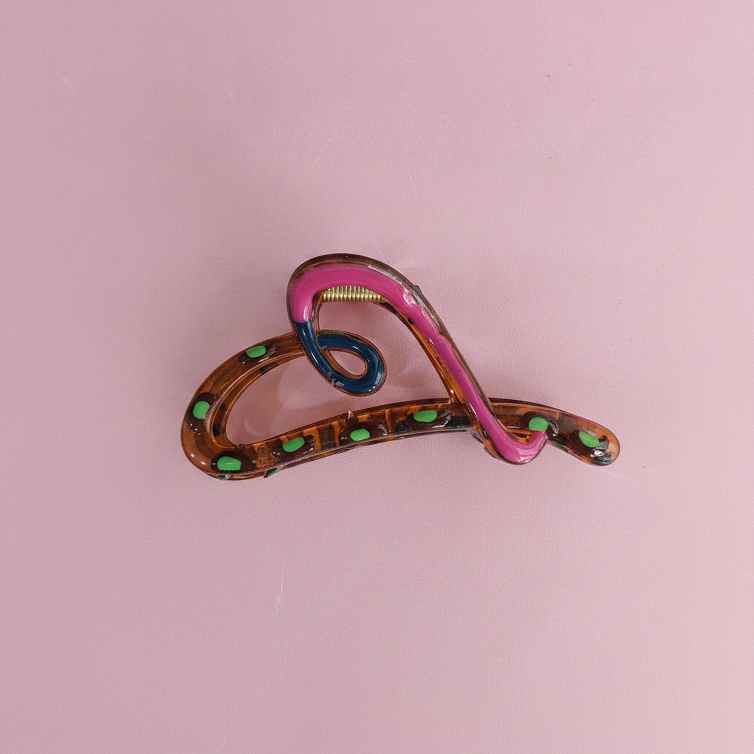 Colorful Snake Hair Claw Clip