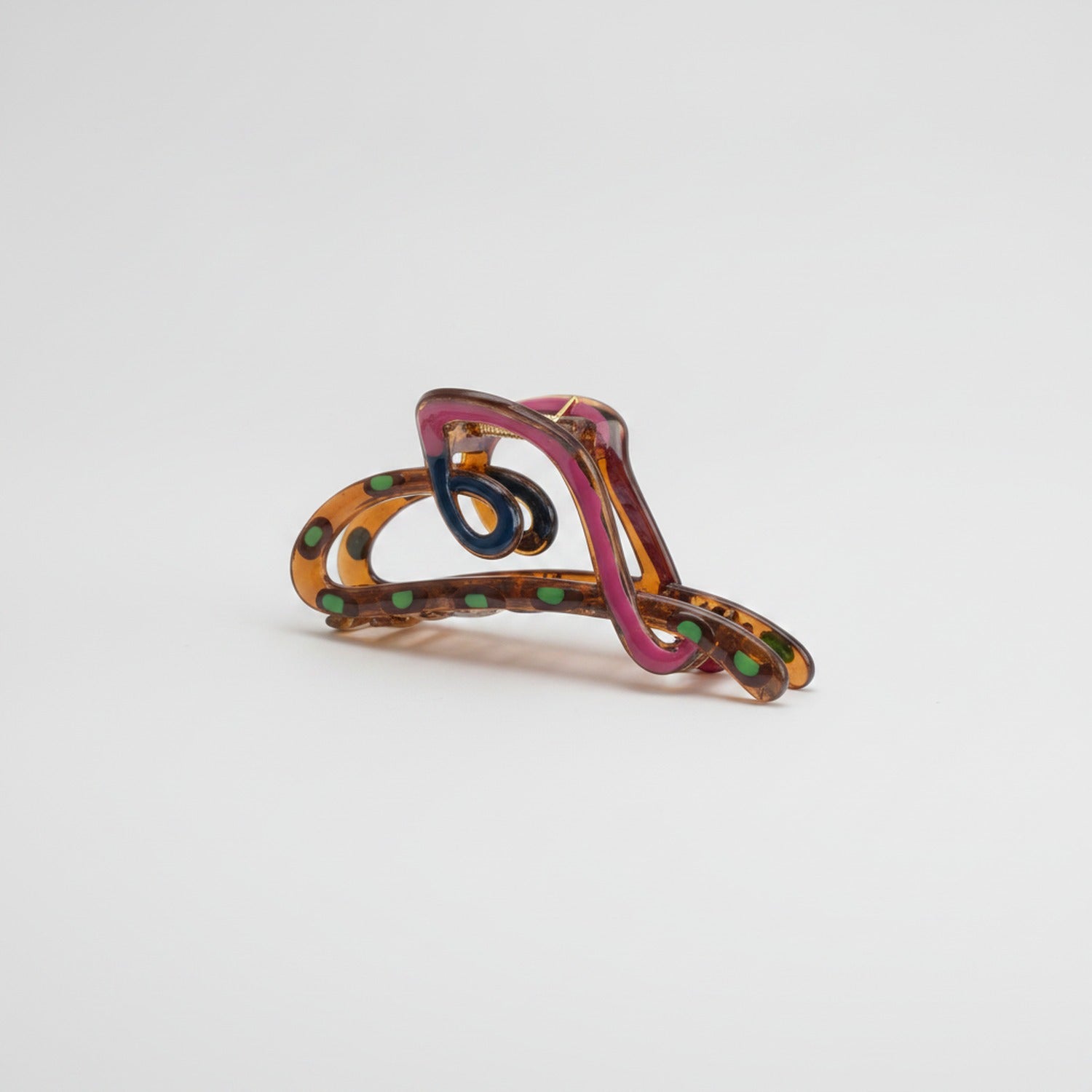 Colorful Snake Hair Claw Clip