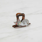 Cat Hair Claw Clip Brown Tortoiseshell – hair accessories (view 3)
