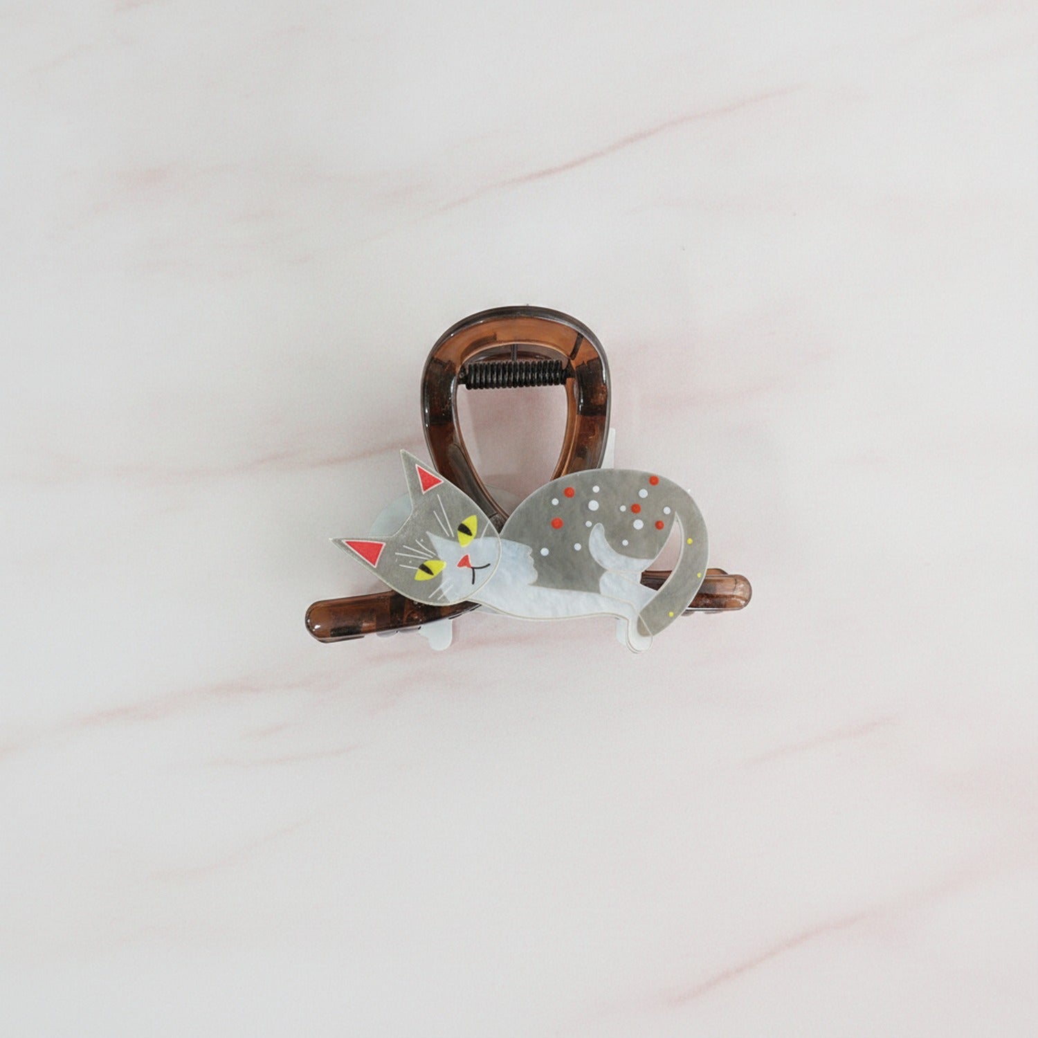 Cat Hair Claw Clip Brown Tortoiseshell