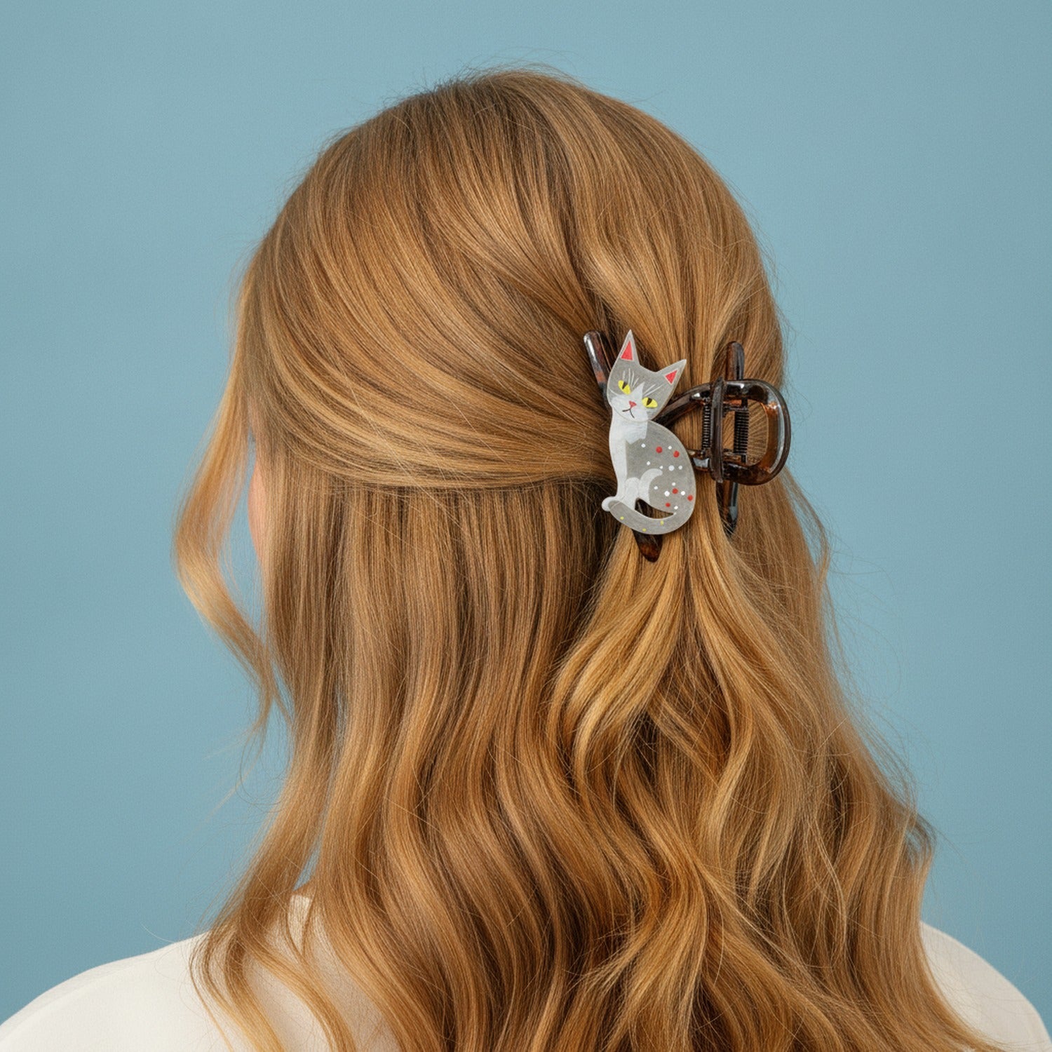 Cat Hair Claw Clip Brown Tortoiseshell