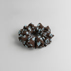 Floral Brown Hair Claw Clip – hair accessories (view 1)