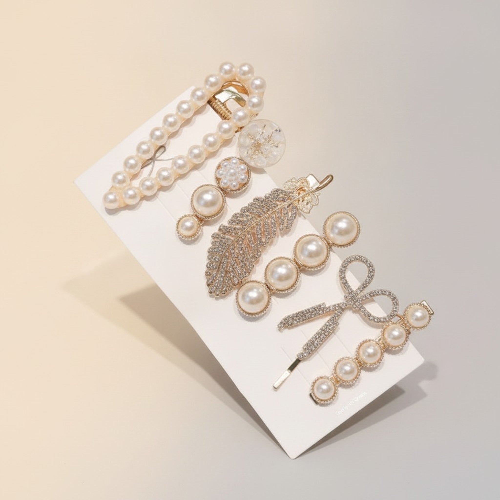 Elegant Decorative Hair Clip Set – hair accessories (view 1)
