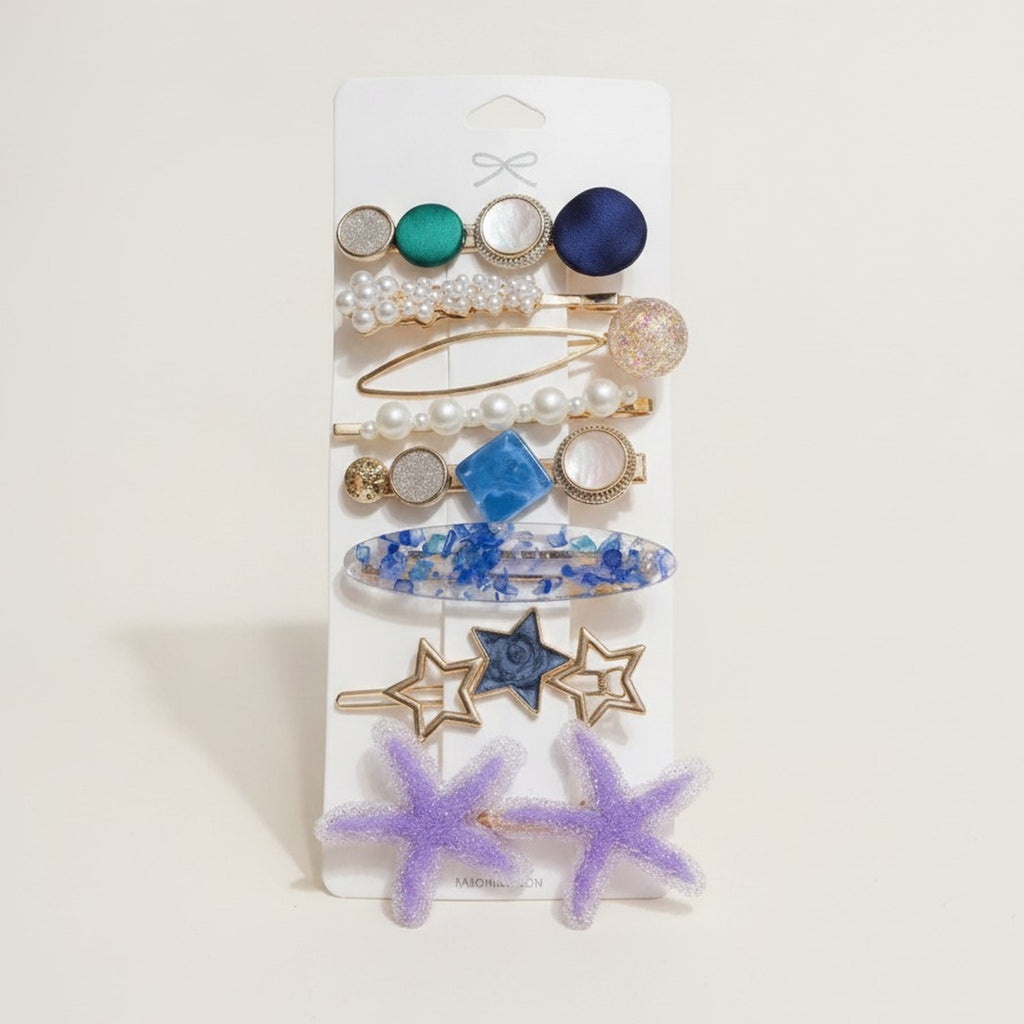 Elegant Decorative Hair Clip Set – hair accessories (view 4)