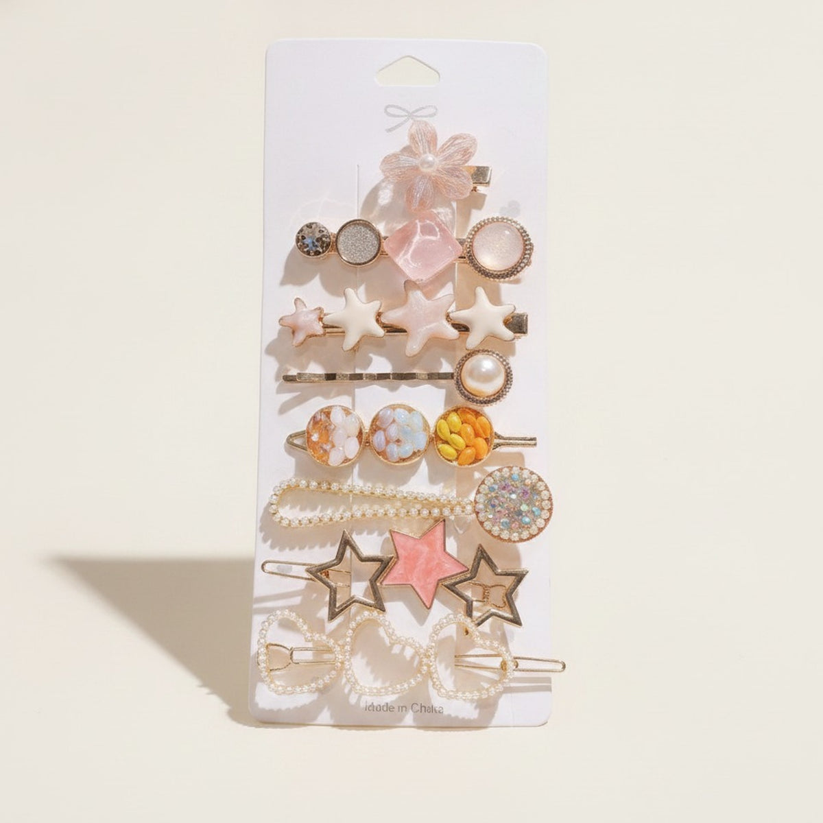 Elegant Decorative Hair Clip Set – hair accessories (view 8)