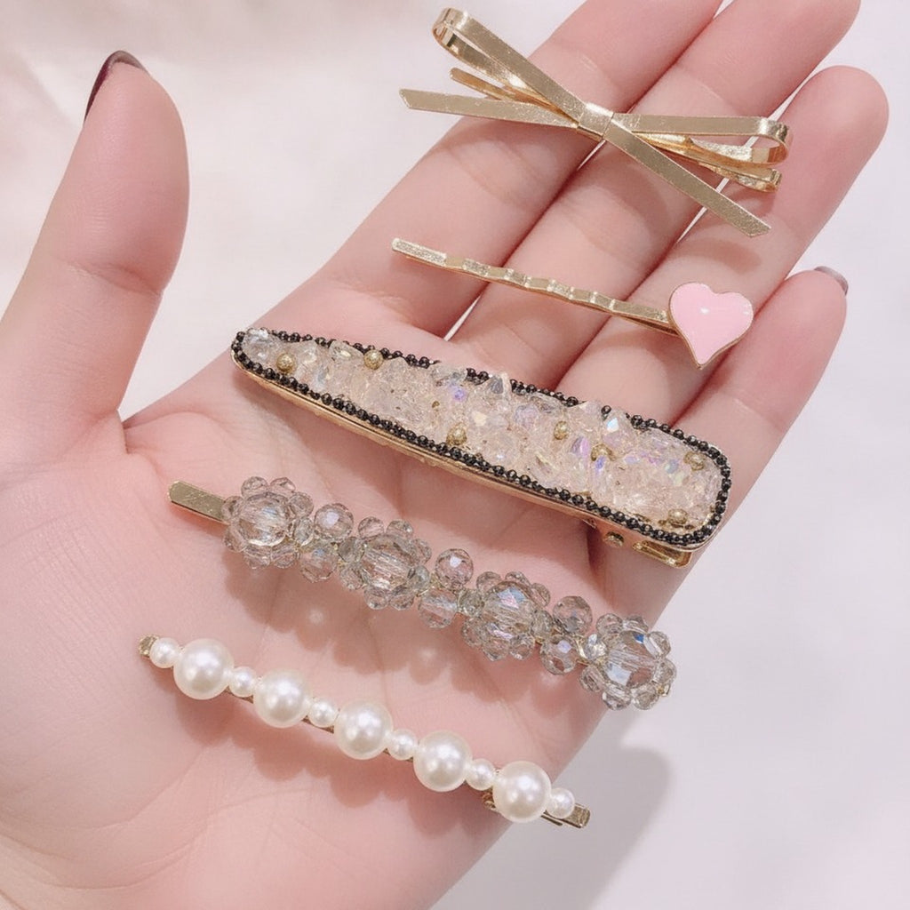 Elegant Decorative Hair Clip Set – hair accessories (view 10)