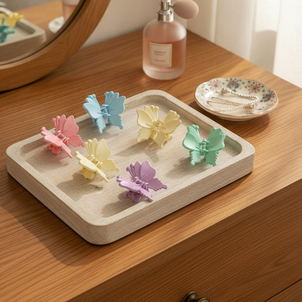 Butterfly Hair Claw Clips Set – hair accessories (view 3)
