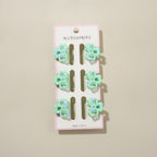 Adorable Mini Flower Hair Clips Set – hair accessories (view 1)