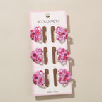Adorable Mini Flower Hair Clips Set – hair accessories (view 2)
