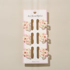 Adorable Mini Flower Hair Clips Set – hair accessories (view 3)