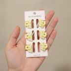 Adorable Mini Flower Hair Clips Set – hair accessories (view 6)