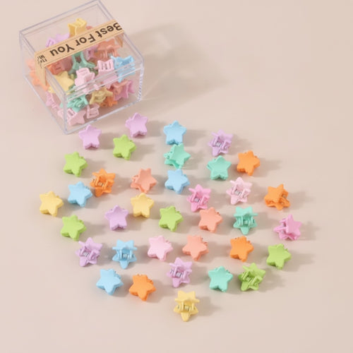 Assorted Mini Flower Hair Claw Clips Set – hair accessories (view 1)