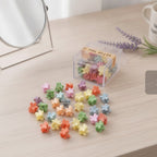 Assorted Mini Flower Hair Claw Clips Set – hair accessories (view 4)