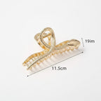 Snake Claw Hair Clip Gold – hair accessories (view 1)
