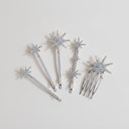 Silver Star Rhinestone Hair Accessories (view 1)