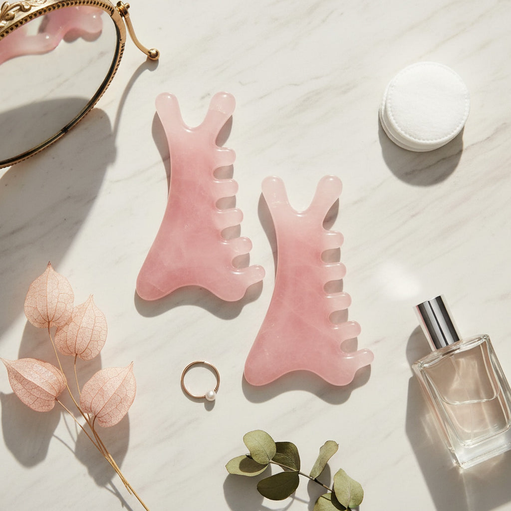 Pink Claw Hair Clips Set – Korean beauty tool (view 2)