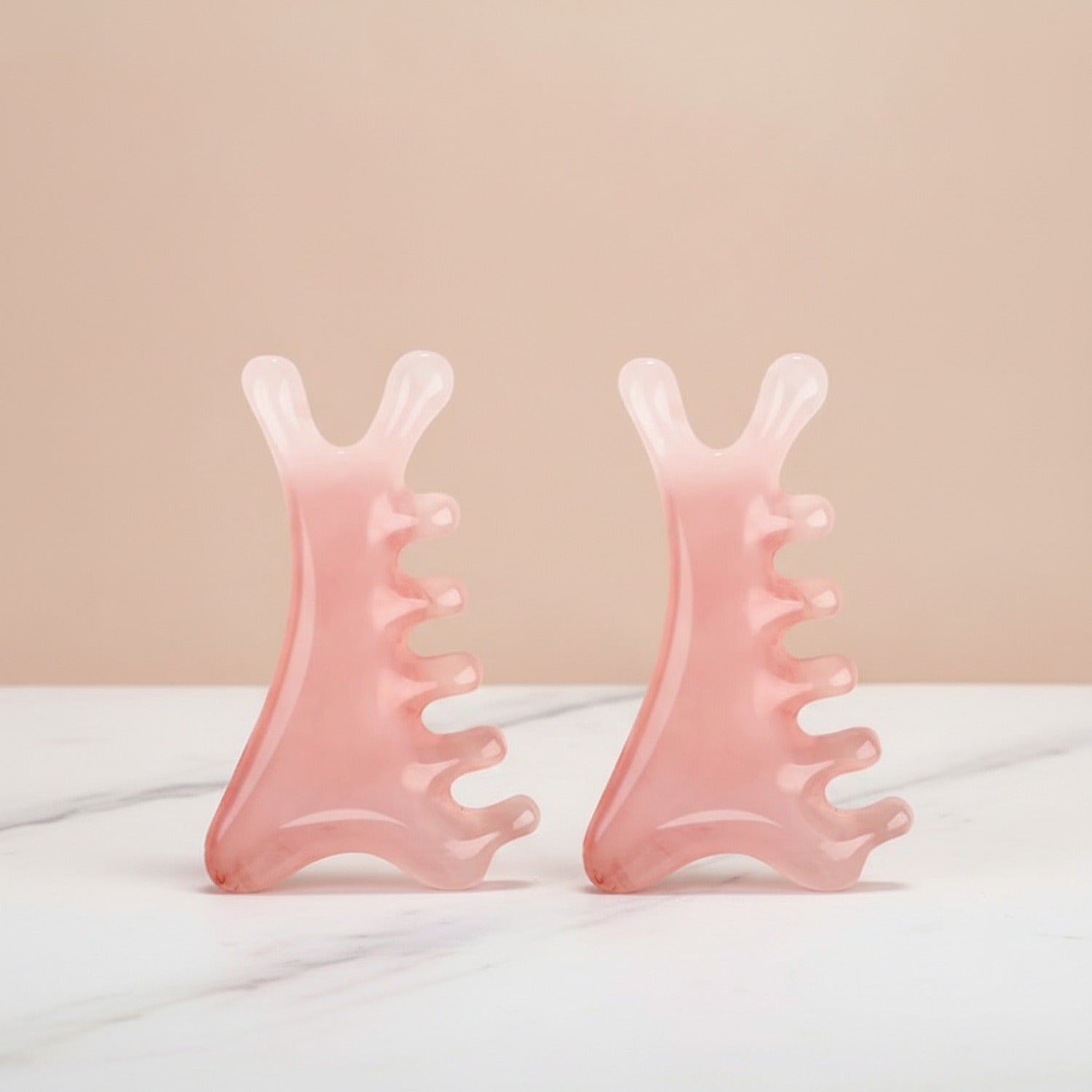 Pink Claw Hair Clips Set