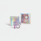 Holographic Hair Brush And Mirror Gift Set – Korean beauty tool (view 1)
