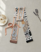 Celestial Tarot Hair Scarf With Chain Details – scarves & belts (view 2)