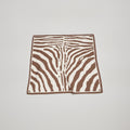 Zebra Print Brown Cream Square Scarf Wrap – scarves & belts (view 1)