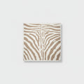 Zebra Print Taupe Square Scarf Wrap