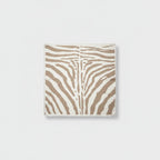 Zebra Print Taupe Square Scarf Wrap