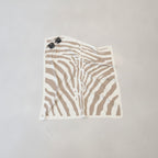 Zebra Print Taupe Square Scarf Wrap – scarves & belts (view 2)