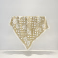 Floral Polka Dot Bandana Scarf Cream – scarves & belts (view 1)
